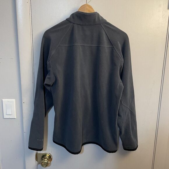Columbia Men’s Gray Omni Heat Thermal Comfort Fleece Quarter Zip - Medium - Picture 5 of 5